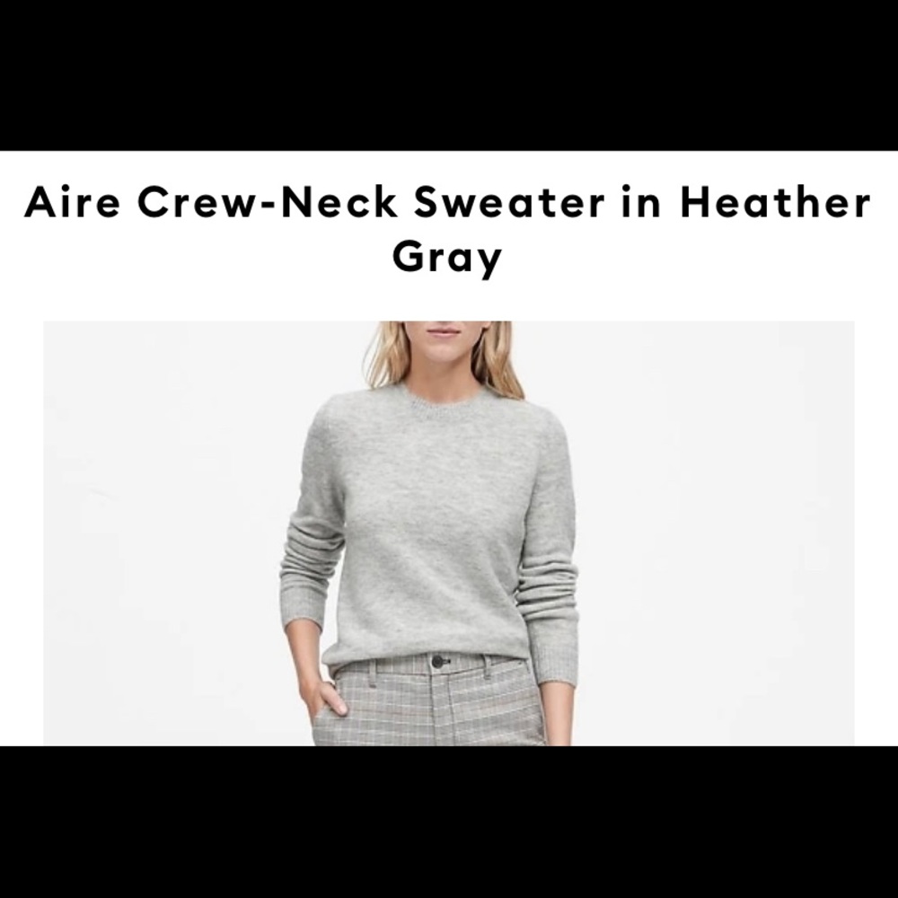 Banana Republic Aire crew neck sweater.